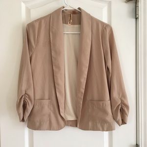 Beige woman’s blazer. Great condition size small
